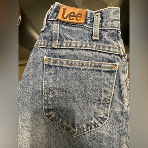 Vintage Lee High Rise Blue Denim Jeans